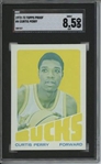 1972 Topps #4 Curtis Perry 9 card progressive proof.